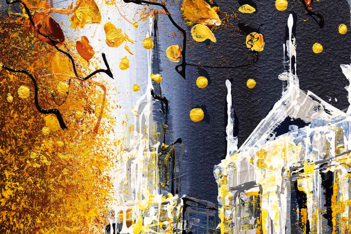 On my Way - Original - SOLD by artist Simon Wright - Wyecliffe Galleries