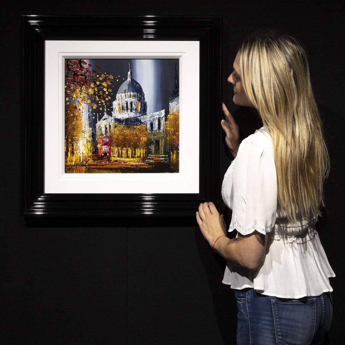 On my Way - Original - SOLD by artist Simon Wright - Wyecliffe Galleries