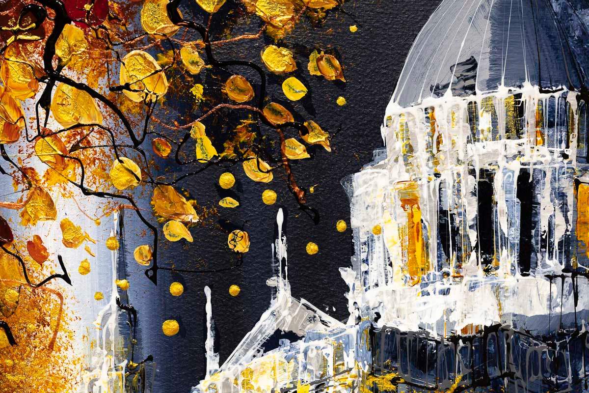 On my Way - Original - SOLD by artist Simon Wright - Wyecliffe Galleries