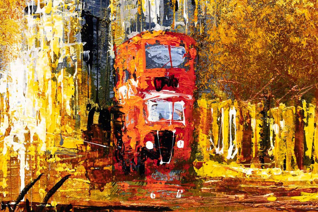 On my Way - Original - SOLD by artist Simon Wright - Wyecliffe Galleries