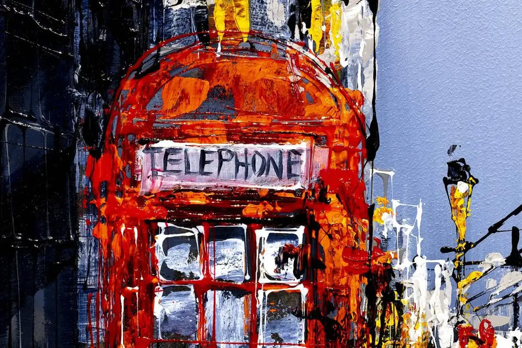 On Route - Original - SOLD by artist Simon Wright - Wyecliffe Galleries