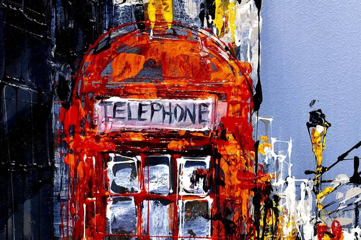 On Route - Original - SOLD by artist Simon Wright - Wyecliffe Galleries