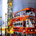 On Route - Original - SOLD by artist Simon Wright - Wyecliffe Galleries
