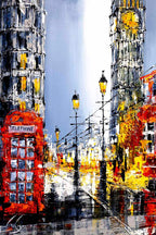 On Route - Original - SOLD by artist Simon Wright - Wyecliffe Galleries