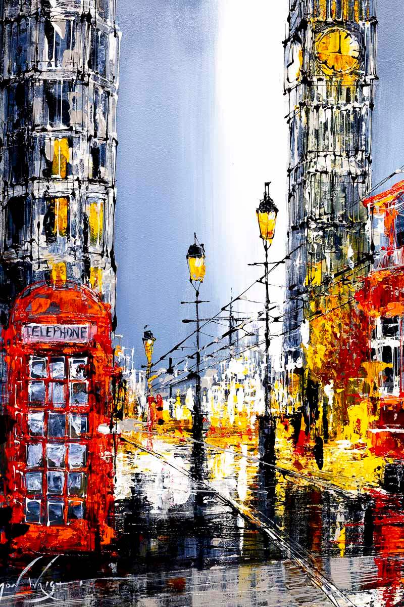 On Route - Original - SOLD by artist Simon Wright - Wyecliffe Galleries