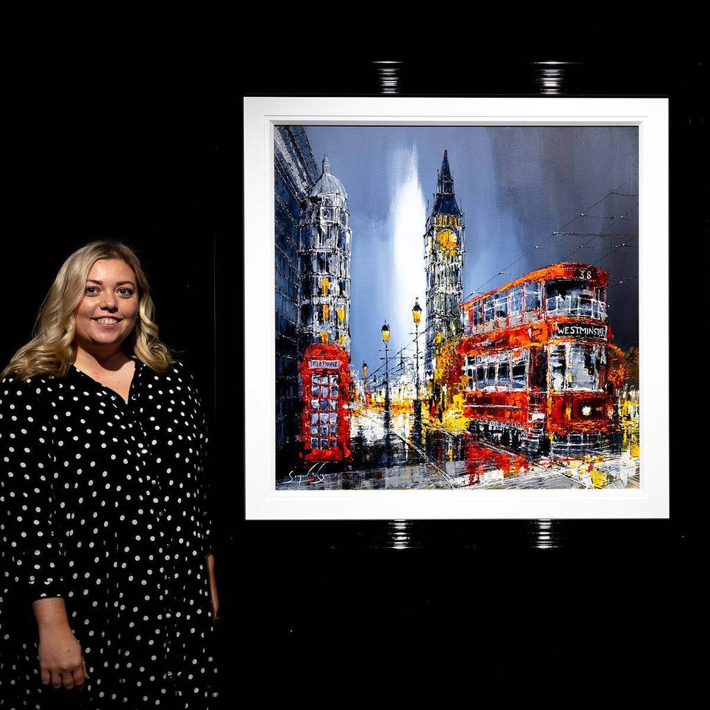 On Route - Original - SOLD by artist Simon Wright - Wyecliffe Galleries