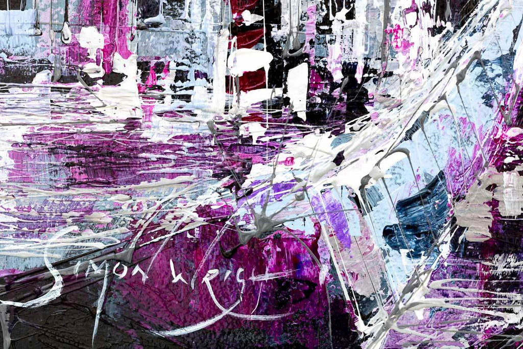 On the Canal - Original by artist Simon Wright - Wyecliffe Galleries