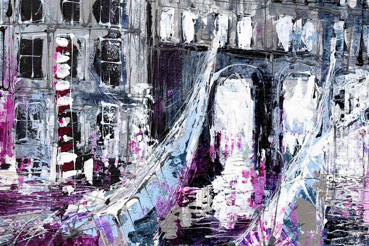 On the Canal - Original by artist Simon Wright - Wyecliffe Galleries