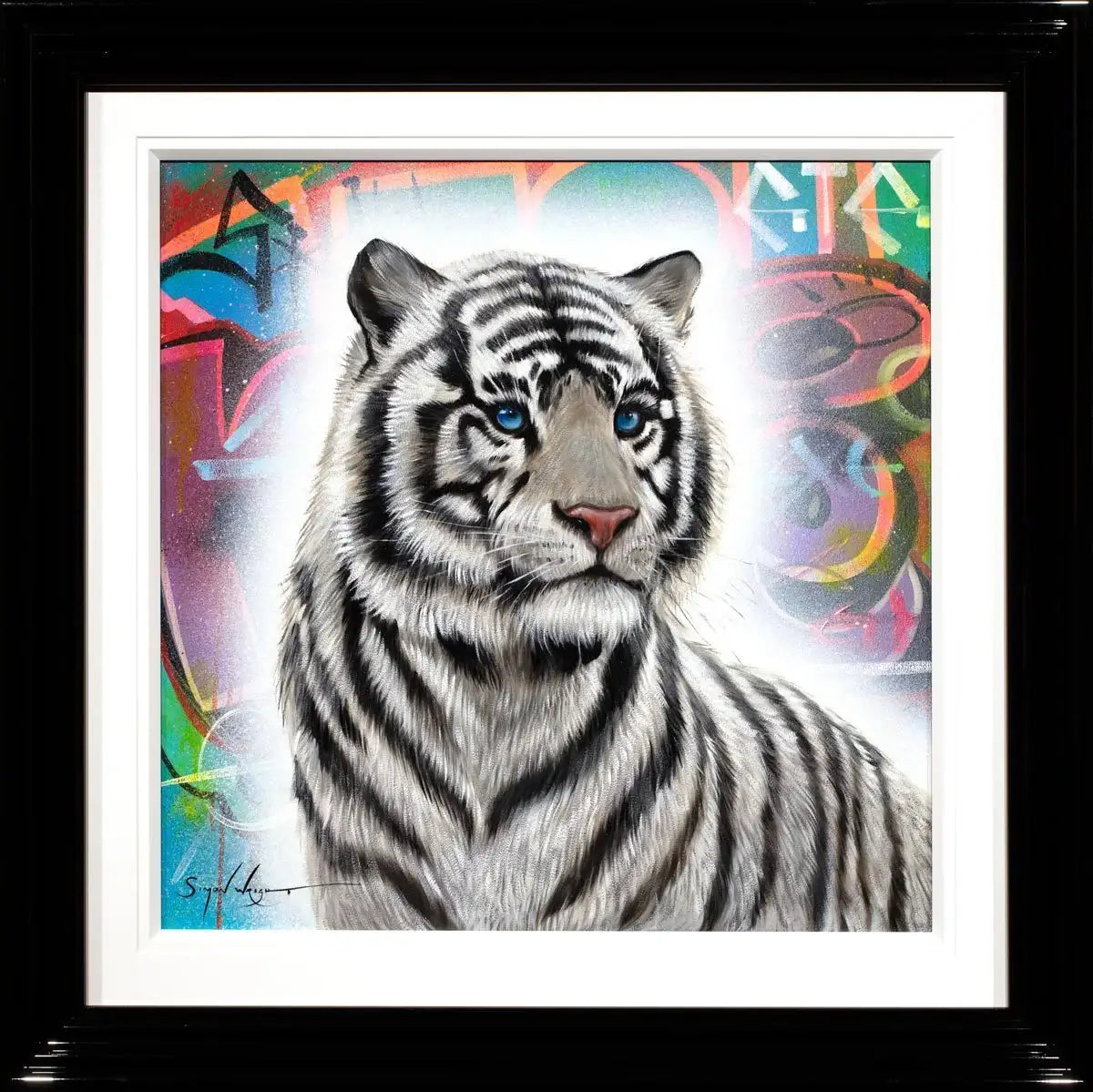 Panthera - Original - SOLD by artist Simon Wright - Wyecliffe Galleries