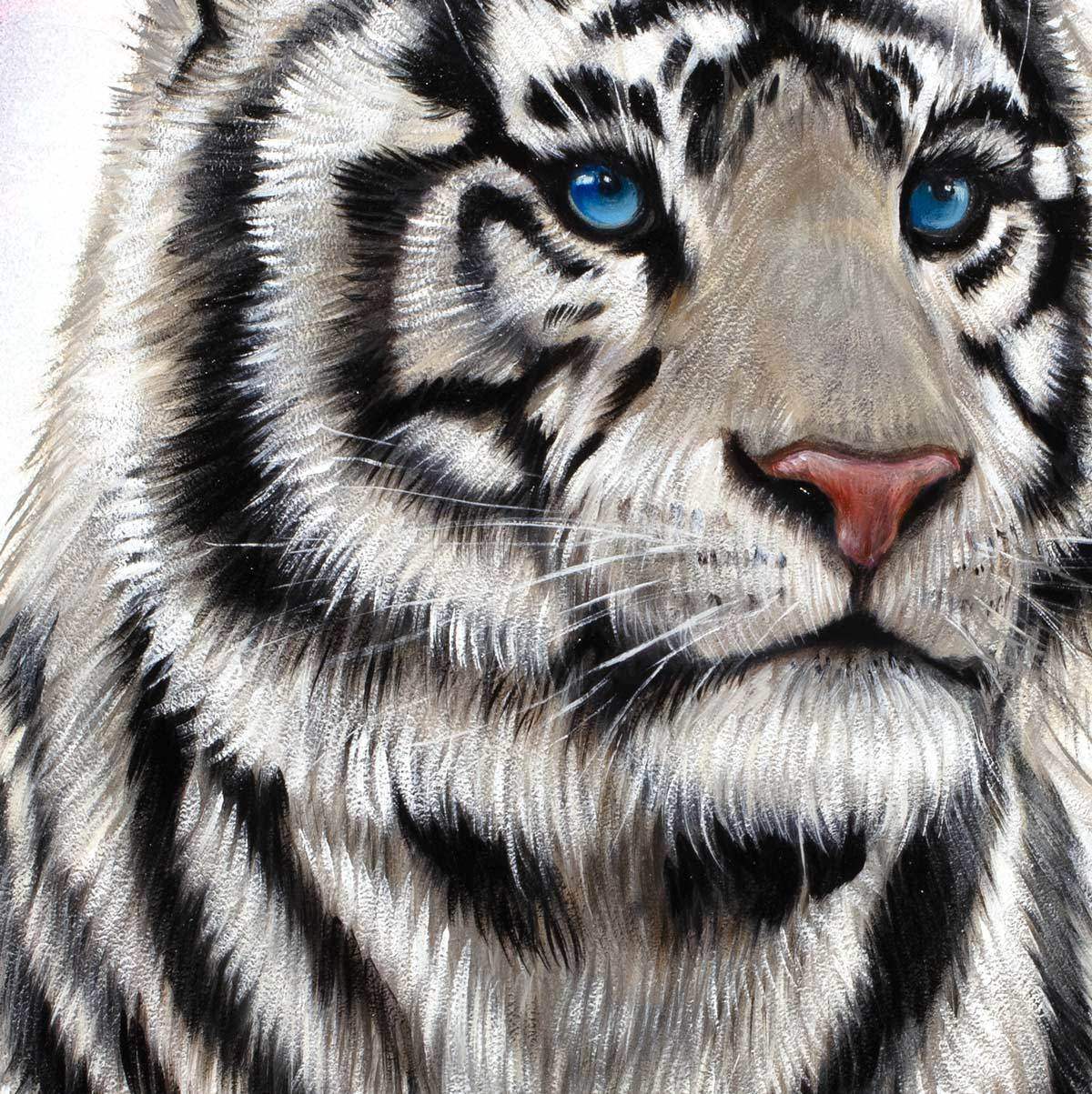 Panthera - Original - SOLD by artist Simon Wright - Wyecliffe Galleries