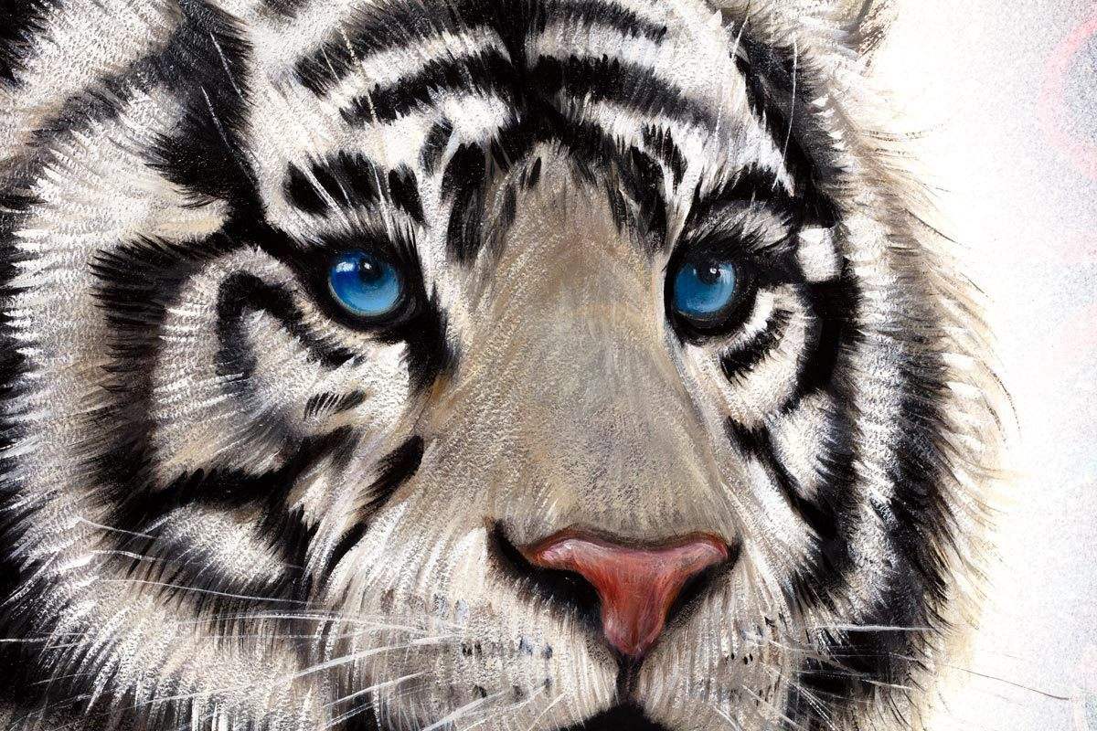 Panthera - Original - SOLD by artist Simon Wright - Wyecliffe Galleries