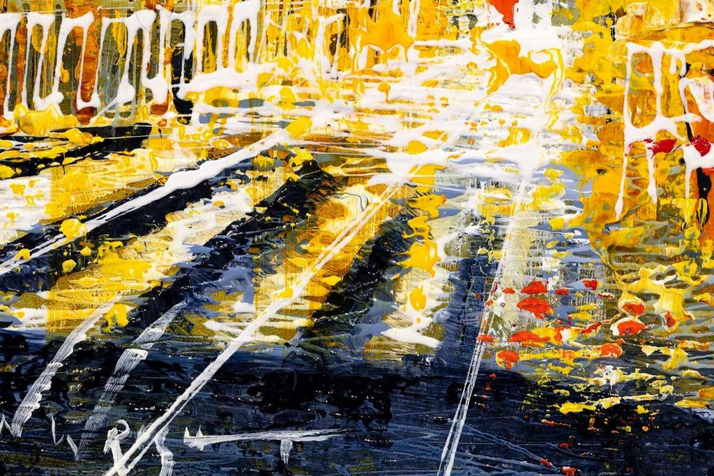 Paris in Autumn - Original - SOLD by artist Simon Wright - Wyecliffe Galleries