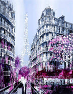 Beauty Of Paris - Original - SOLD by artist Simon Wright - Wyecliffe Galleries