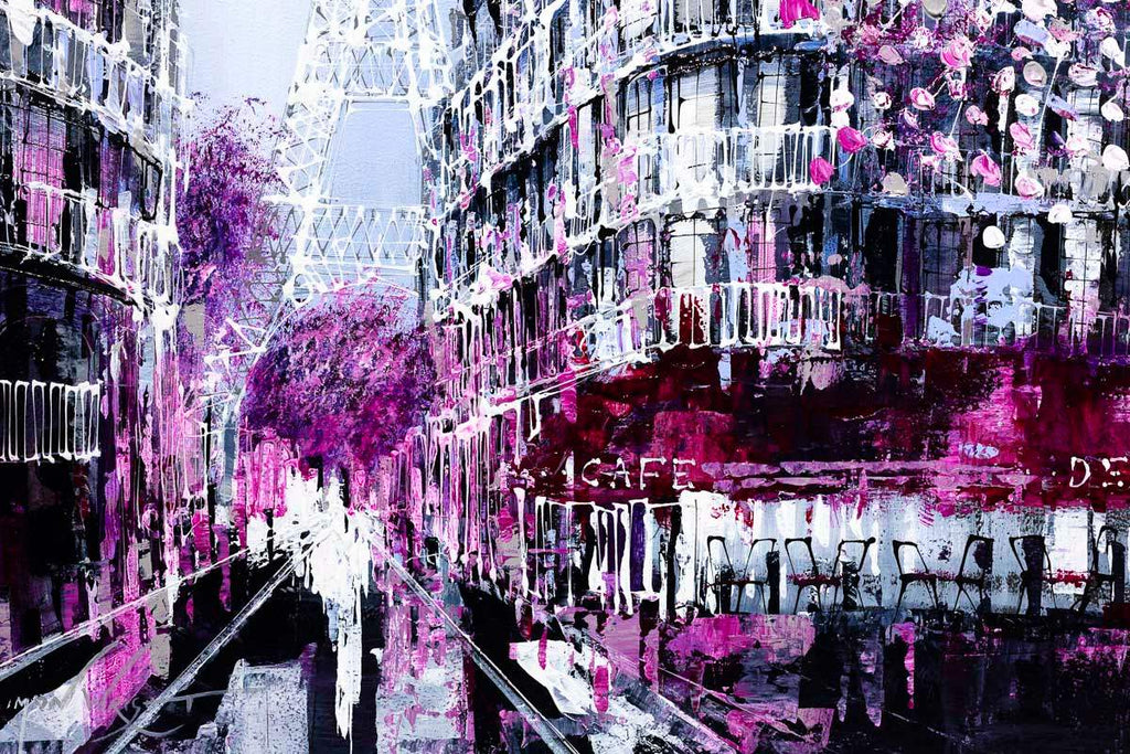 Beauty Of Paris - Original - SOLD by artist Simon Wright - Wyecliffe Galleries