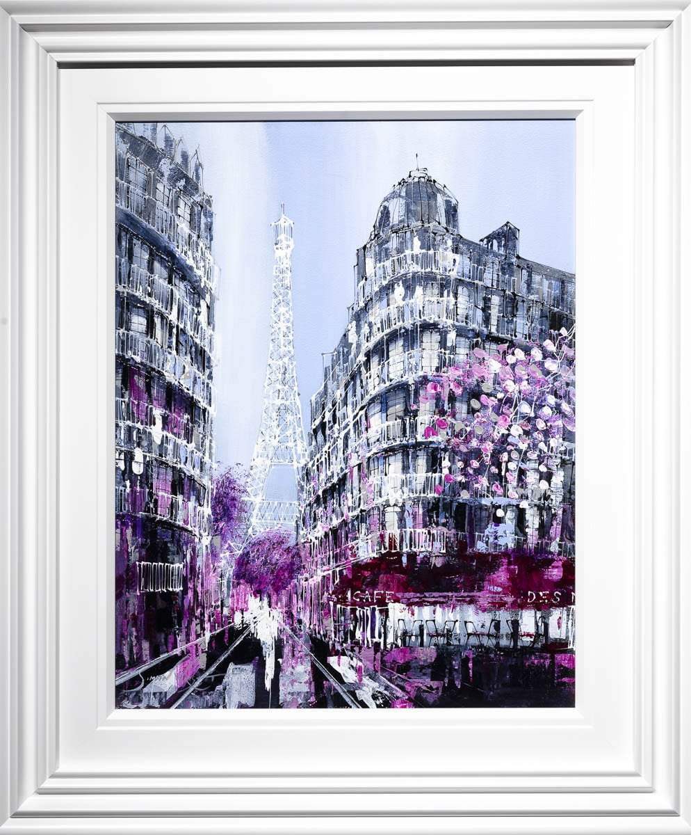 Beauty Of Paris - Original - SOLD by artist Simon Wright - Wyecliffe Galleries