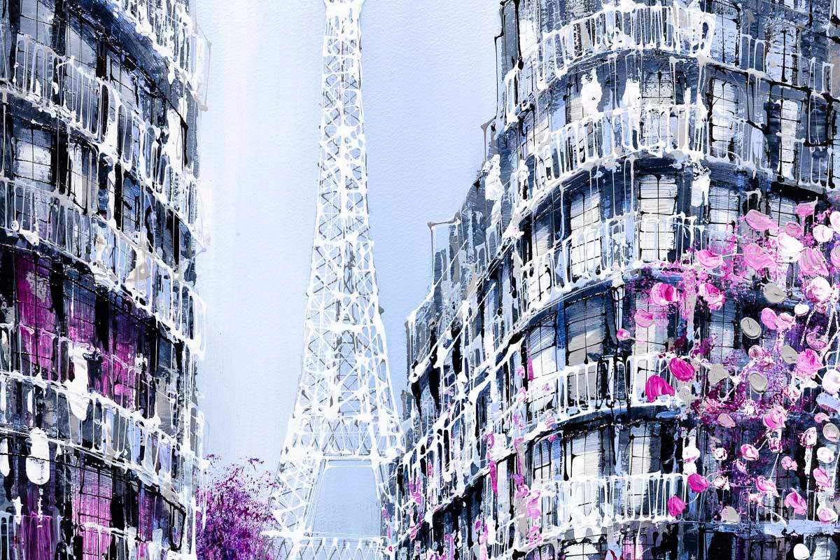 Beauty Of Paris - Original - SOLD by artist Simon Wright - Wyecliffe Galleries