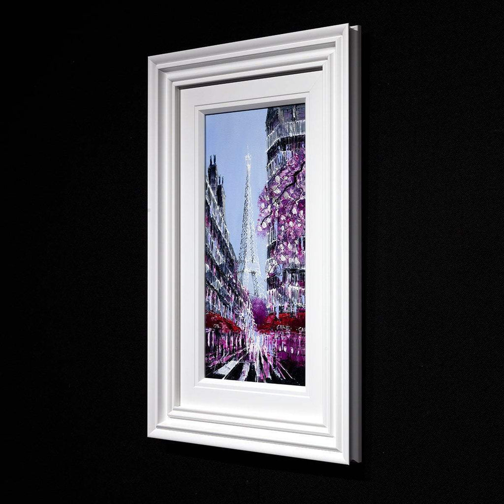 Paris in Bloom - Original - SOLD by artist Simon Wright - Wyecliffe Galleries