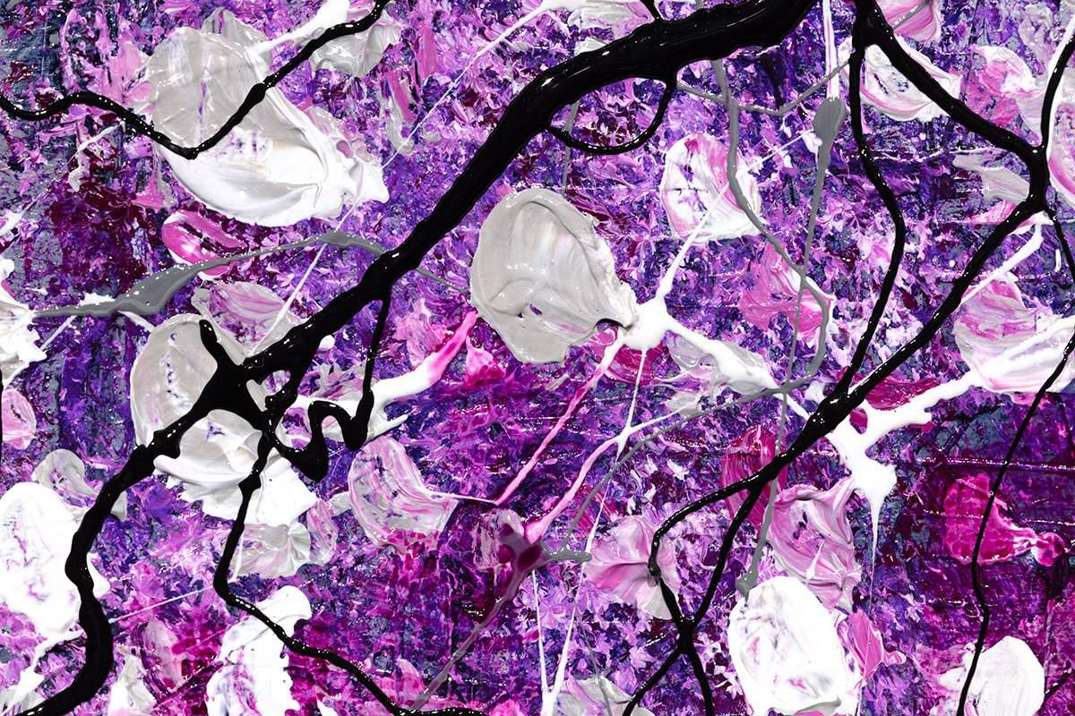 Paris in Bloom - Original - SOLD by artist Simon Wright - Wyecliffe Galleries