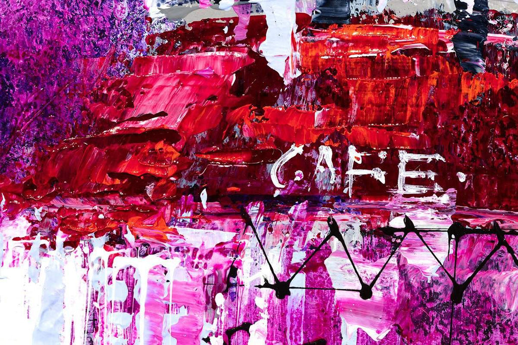 Paris in Bloom - Original - SOLD by artist Simon Wright - Wyecliffe Galleries