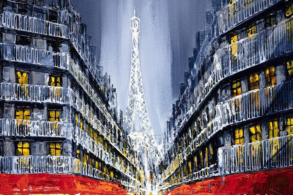 Parisian Nights - Original by artist Simon Wright - Wyecliffe Galleries