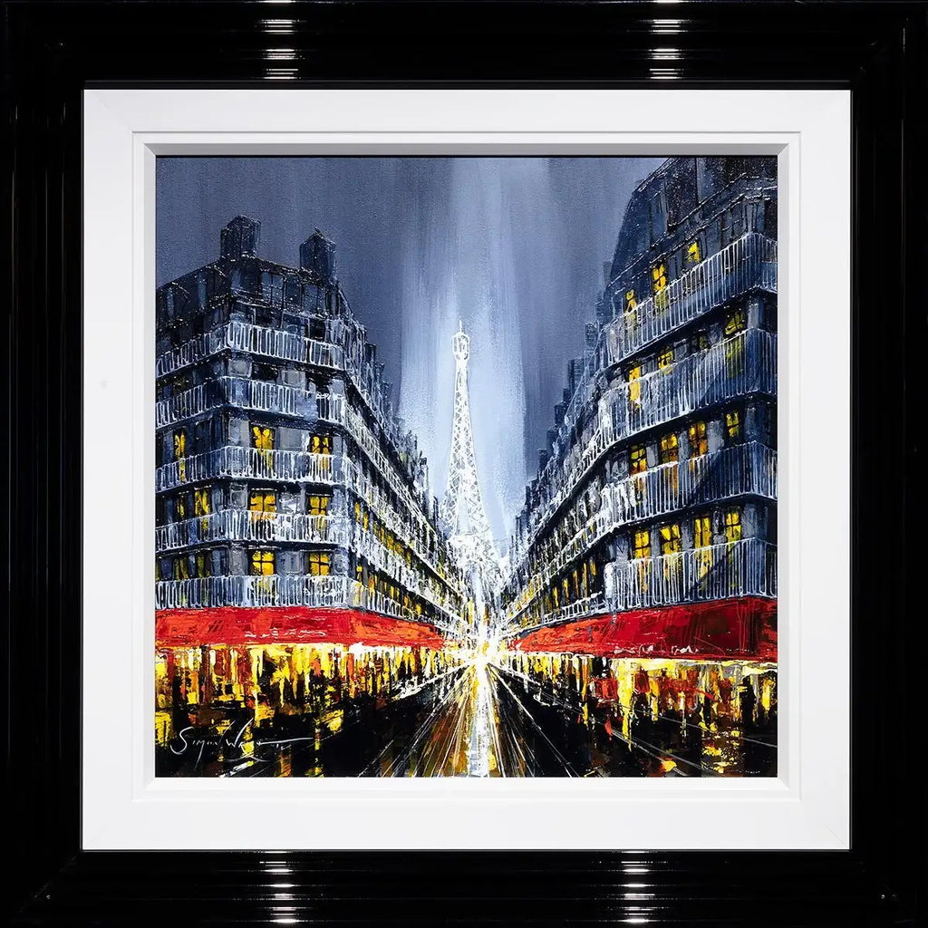 Parisian Nights - Original by artist Simon Wright - Wyecliffe Galleries