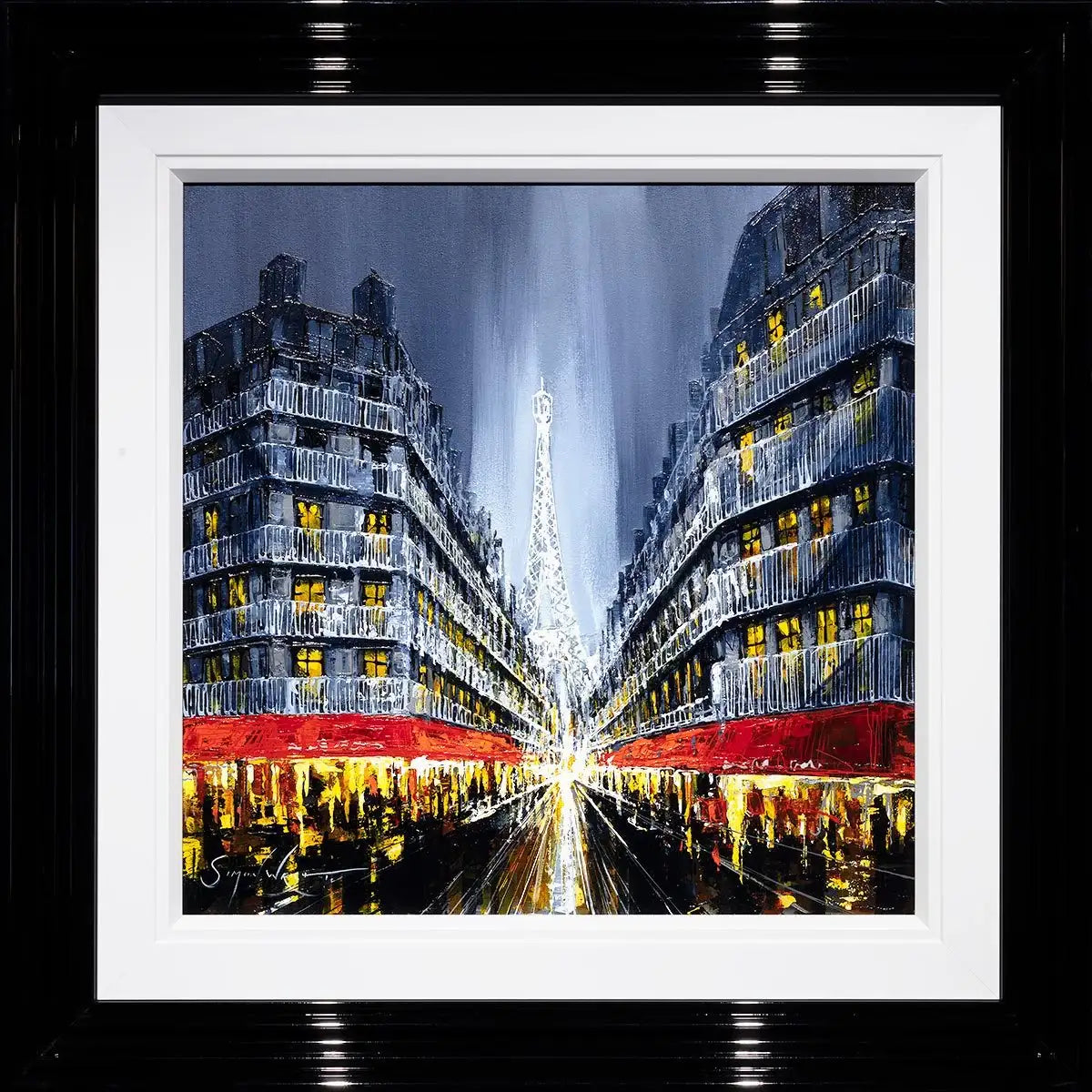 Parisian Nights - Original by artist Simon Wright - Wyecliffe Galleries
