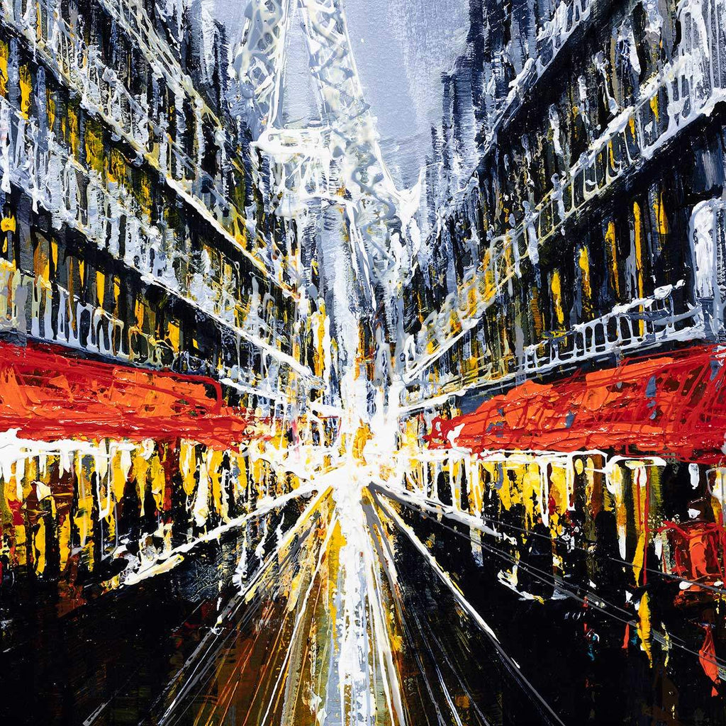 Parisian Nights - Original by artist Simon Wright - Wyecliffe Galleries