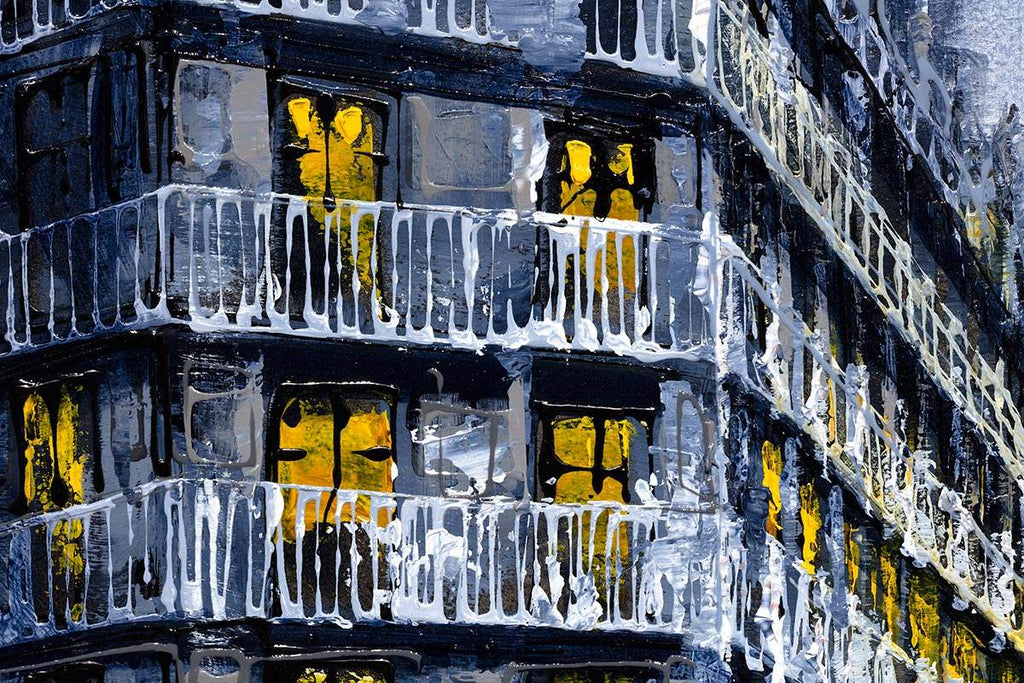 Parisian Nights - Original by artist Simon Wright - Wyecliffe Galleries