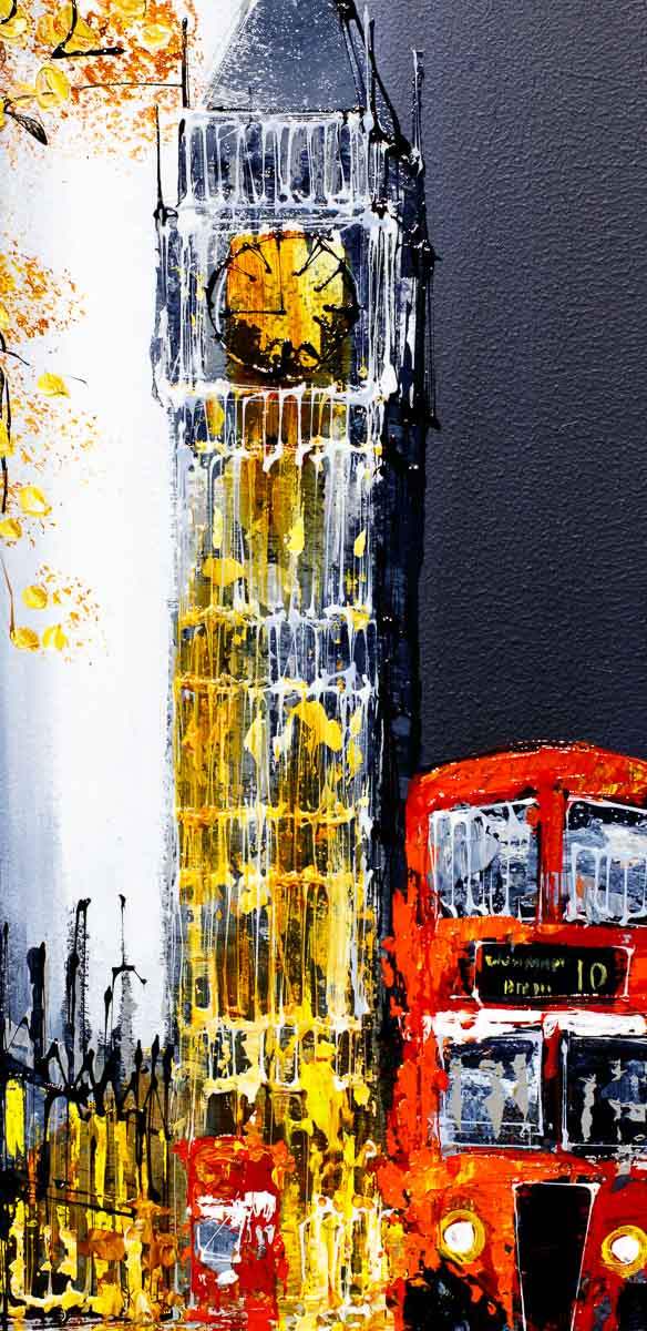 Passing Parliament - Original - SOLD by artist Simon Wright - Wyecliffe Galleries