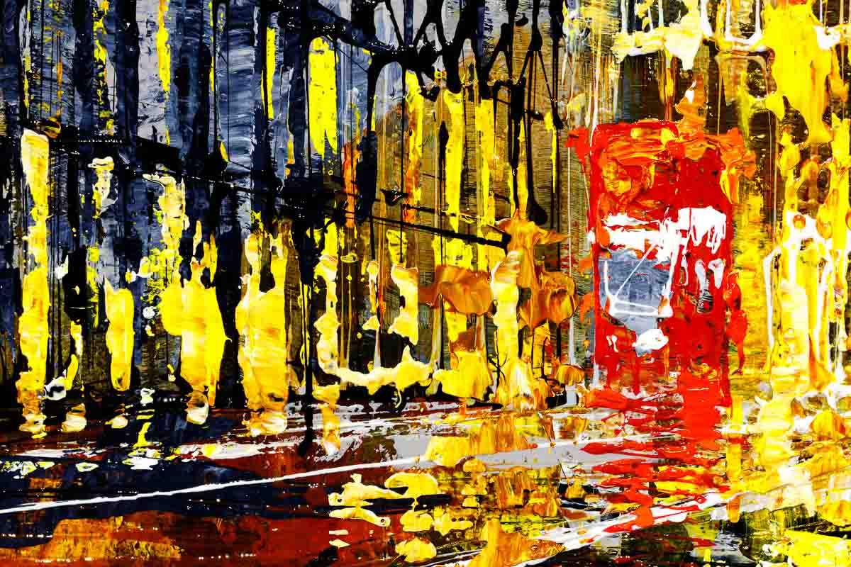 Passing Parliament - Original - SOLD by artist Simon Wright - Wyecliffe Galleries