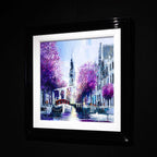 Pink City - Original SOLD by artist Simon Wright - Wyecliffe Galleries