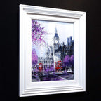 Pink Dusk - Original - SOLD by artist Simon Wright - Wyecliffe Galleries