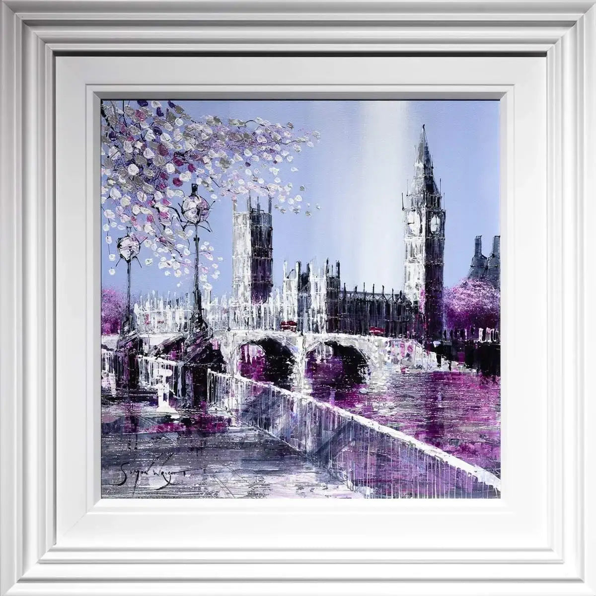 Pretty Parliament - SOLD by artist Simon Wright - Wyecliffe Galleries