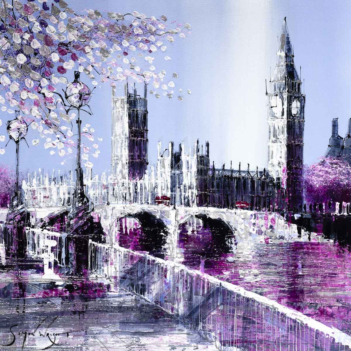 Pretty Parliament - Original Simon Wright Framed