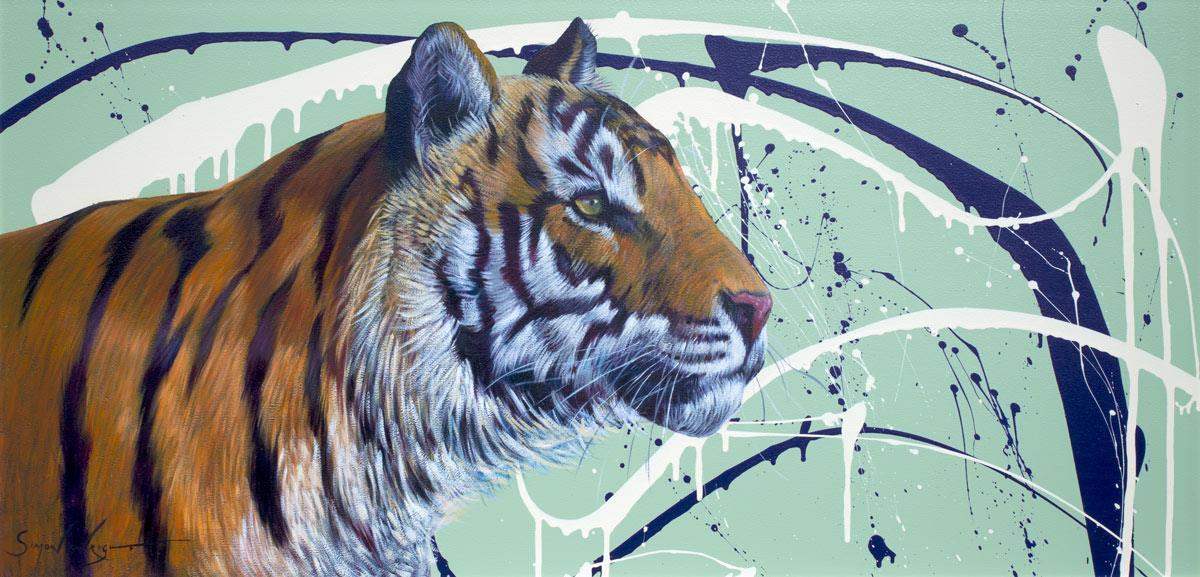 Prowess - Original - SOLD by artist Simon Wright - Wyecliffe Galleries