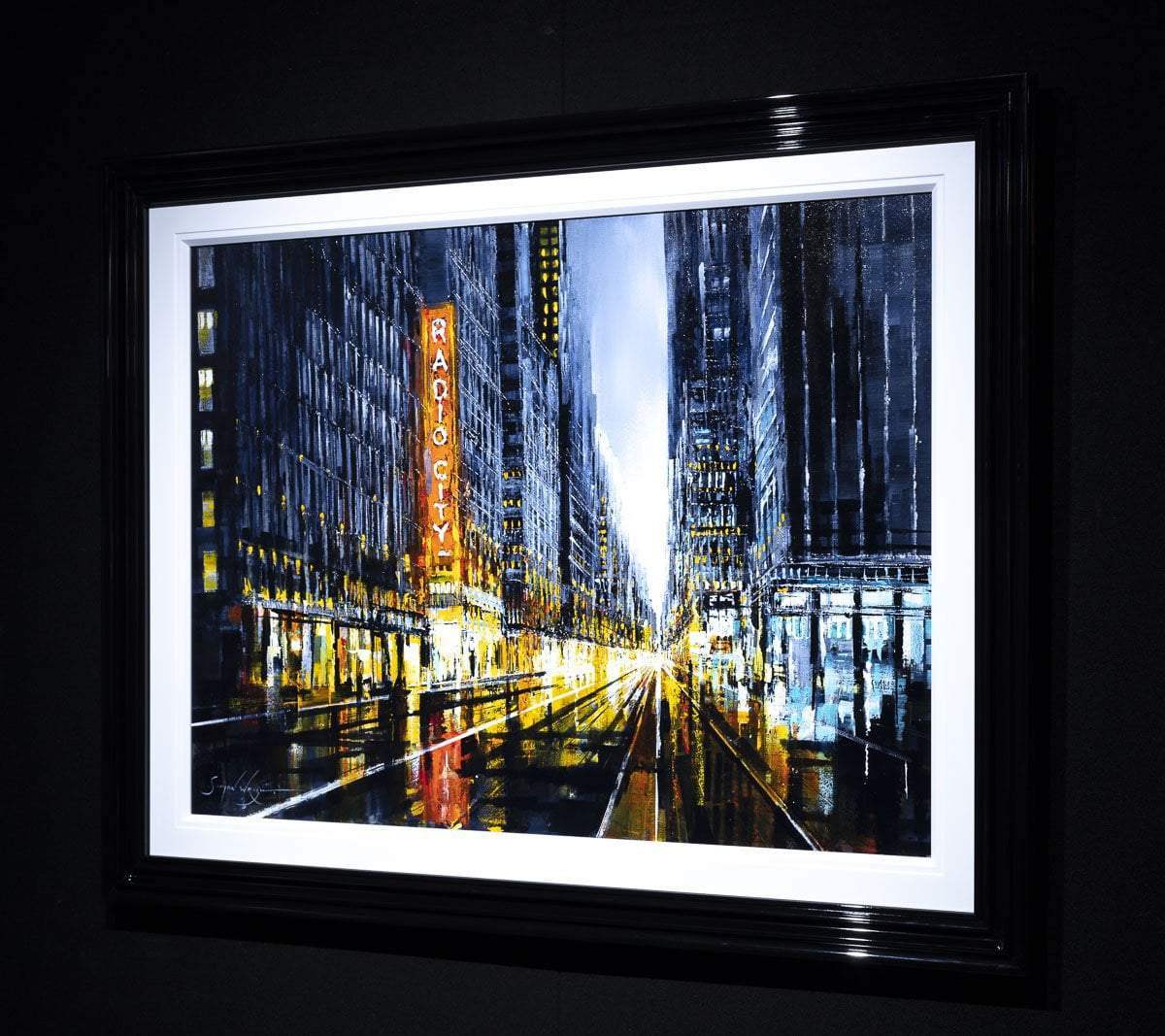 Radio City - Original - SOLD by artist Simon Wright - Wyecliffe Galleries