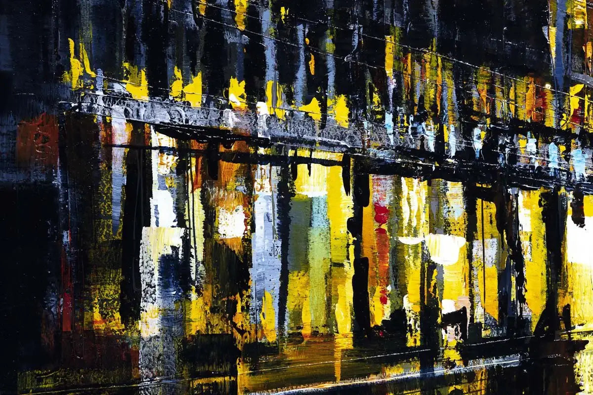 Radio City - Original - SOLD by artist Simon Wright - Wyecliffe Galleries