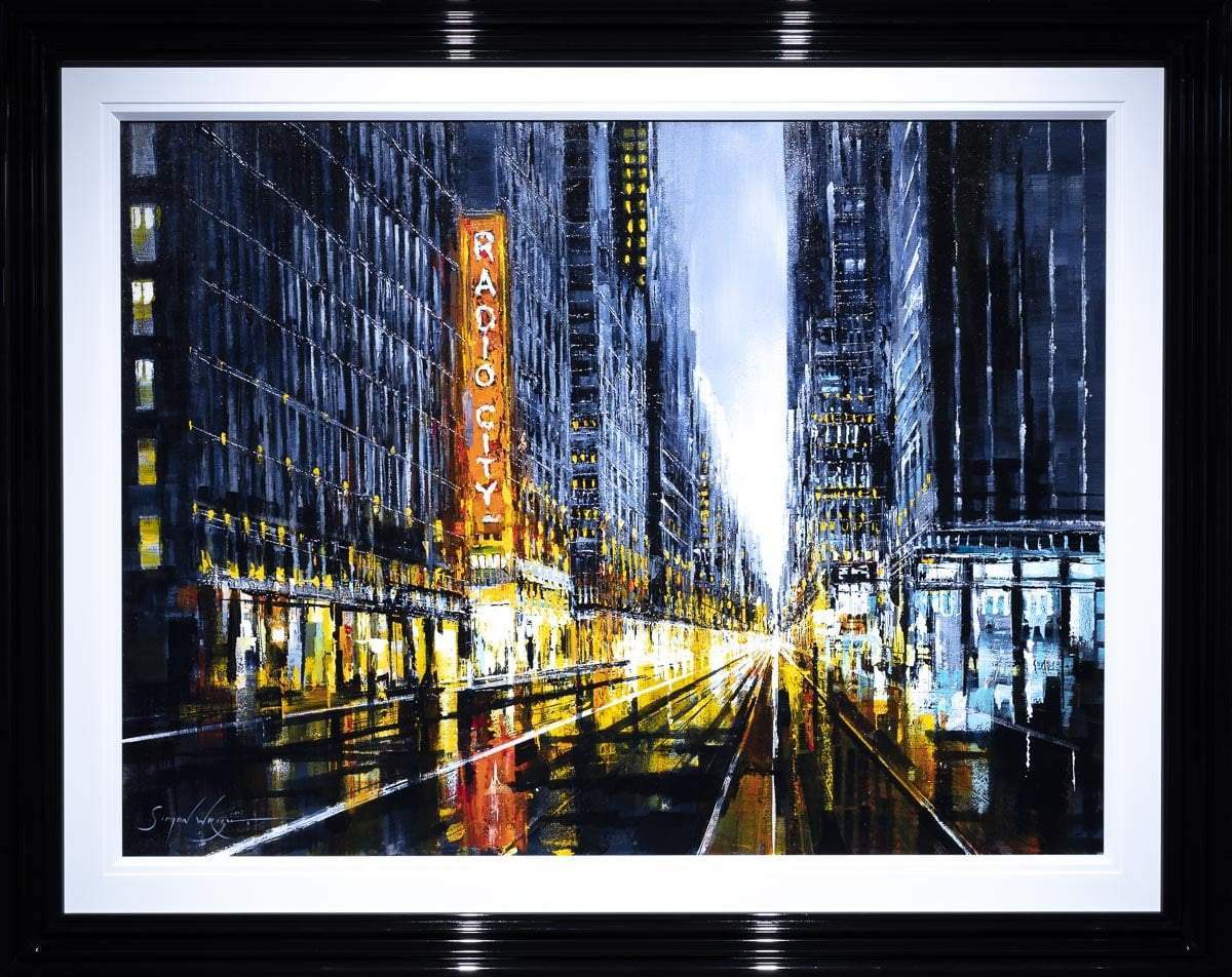 Radio City - Original - SOLD by artist Simon Wright - Wyecliffe Galleries
