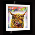 Raging Bull - Original - SOLD by artist Simon Wright - Wyecliffe Galleries