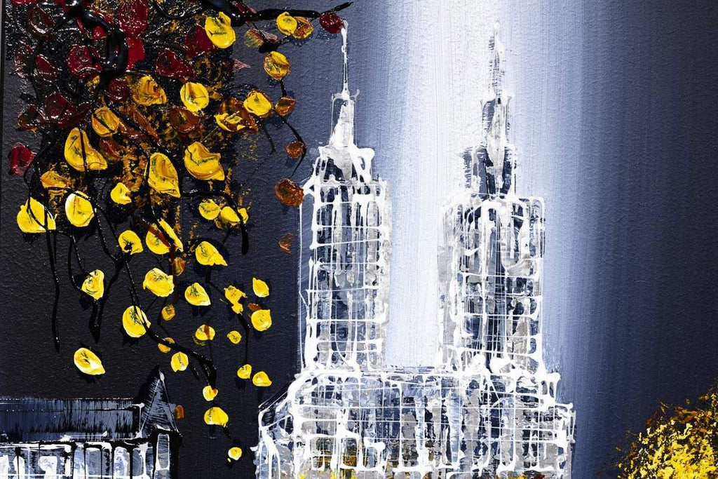 Reflections of Gold - Original - SOLD by artist Simon Wright - Wyecliffe Galleries