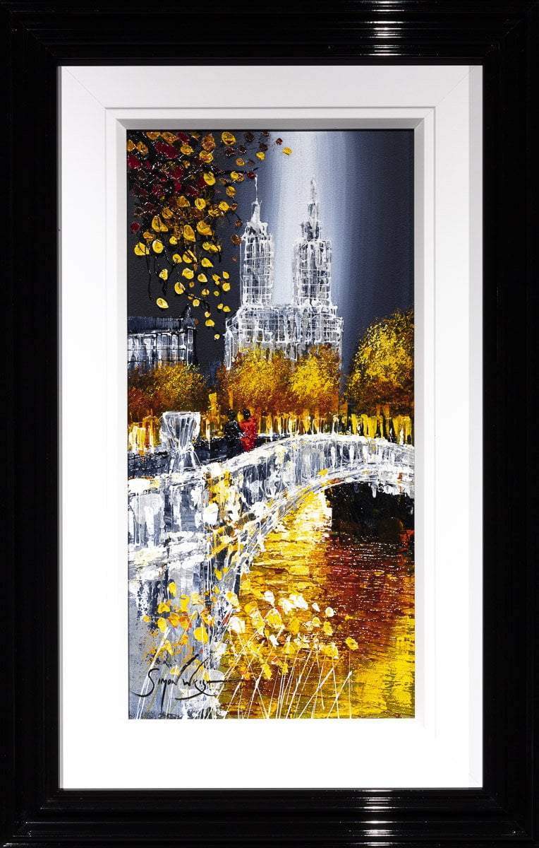 Reflections of Gold - Original - SOLD by artist Simon Wright - Wyecliffe Galleries