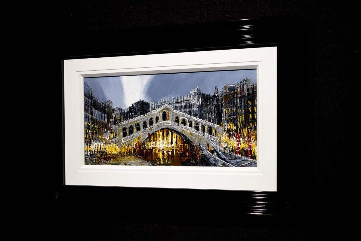 Rialto Bridge - Original - SOLD by artist Simon Wright - Wyecliffe Galleries
