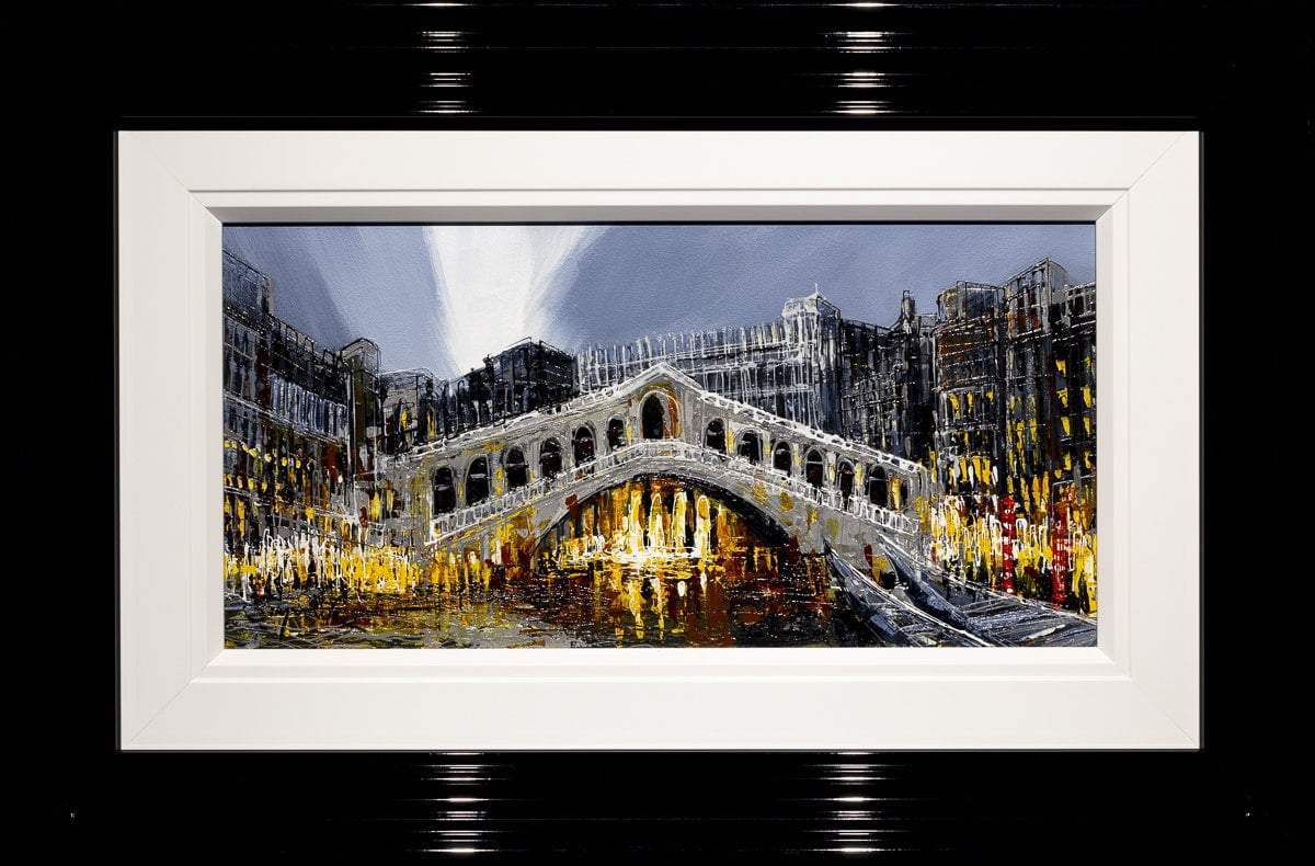 Rialto Bridge - Original - SOLD by artist Simon Wright - Wyecliffe Galleries