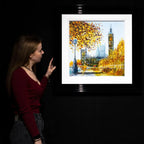 Riverside Views of London - Original - SOLD by artist Simon Wright - Wyecliffe Galleries