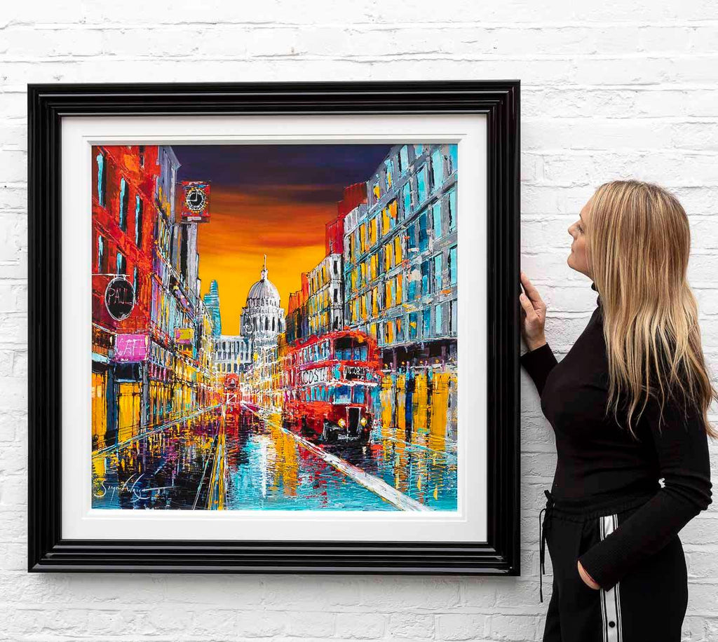 Road To St. Paul's - Original - SOLD by artist Simon Wright - Wyecliffe Galleries