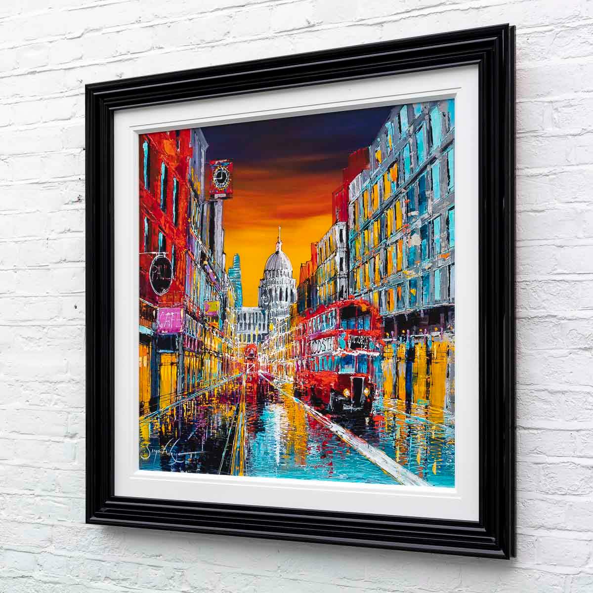Road To St. Paul's - Original - SOLD by artist Simon Wright - Wyecliffe Galleries