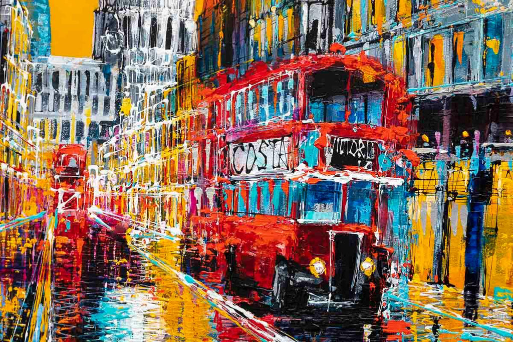 Road To St. Paul's - Original - SOLD by artist Simon Wright - Wyecliffe Galleries