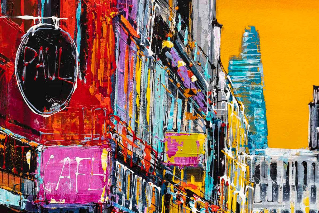 Road To St. Paul's - Original - SOLD by artist Simon Wright - Wyecliffe Galleries