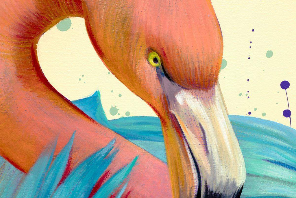 Ruffled Feathers - Original - SOLD by artist Simon Wright - Wyecliffe Galleries