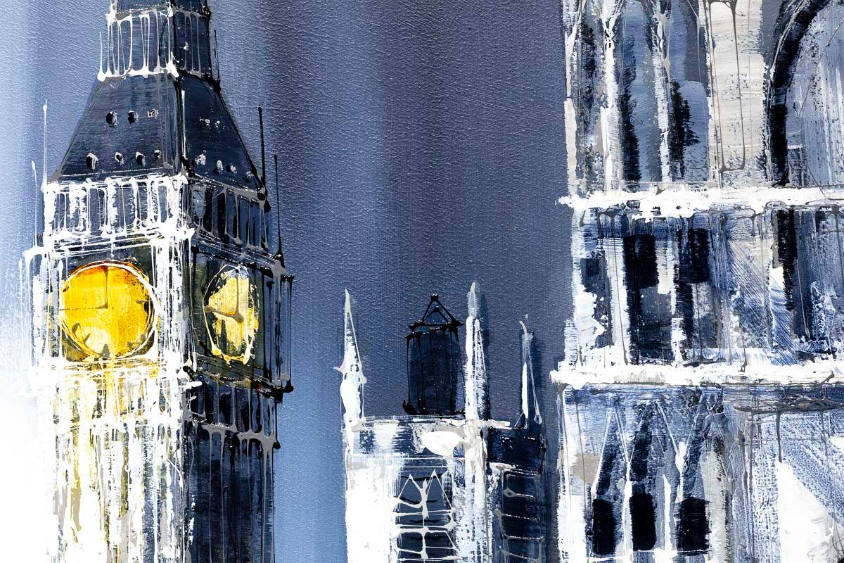 Rush Hour - Original - SOLD by artist Simon Wright - Wyecliffe Galleries